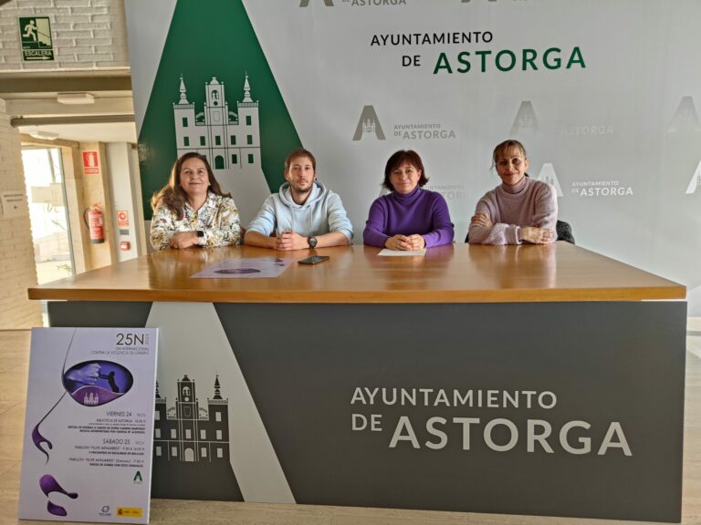 Astorga celebra el 25N con poesía, música, deporte y bolillos
