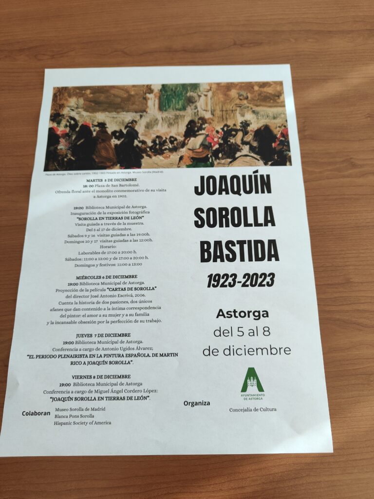 Astorga homenajea al Maestro de la Luz