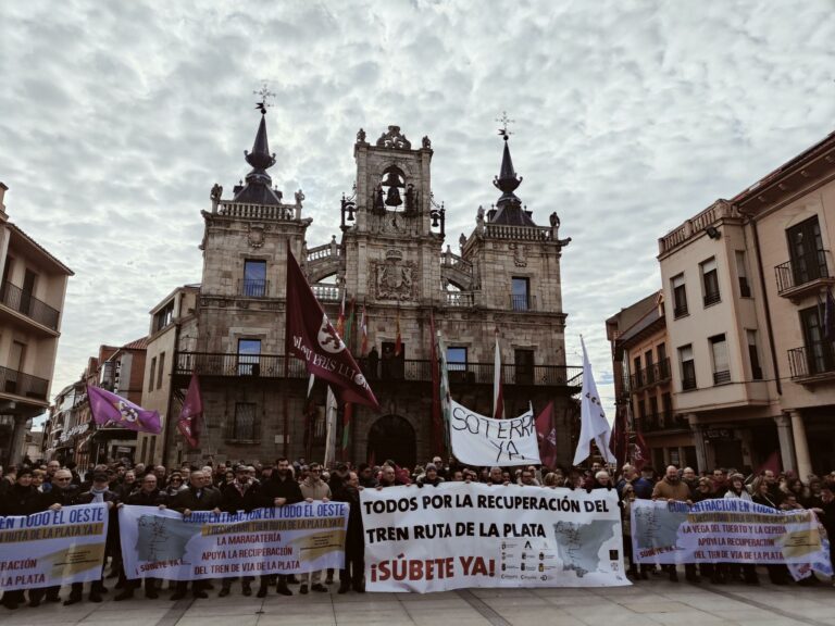 Astorga volvió a alzar la voz por la reapertura del tren de la Ruta de la Plata
