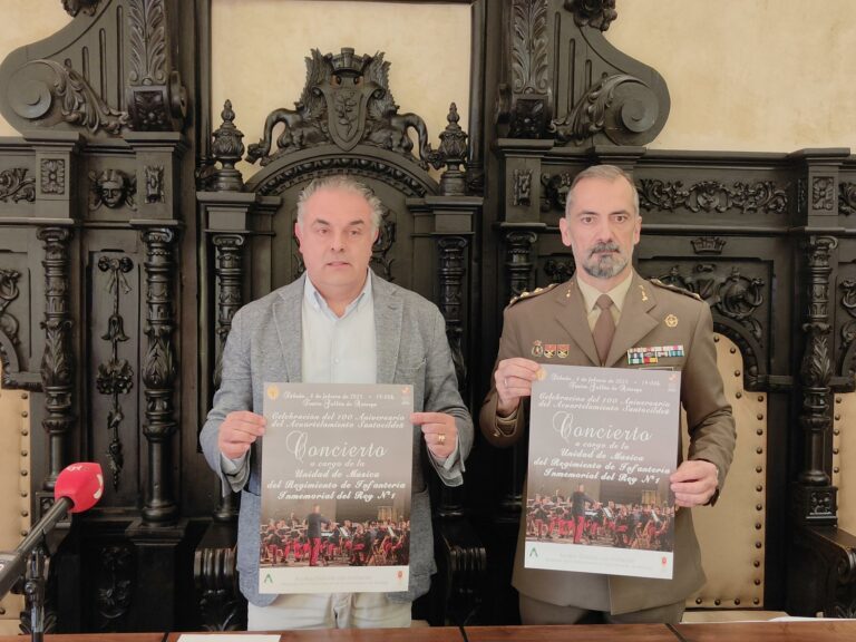 La Unidad de Música del Regimiento de Infantería Inmemorial del Rey nº1 ofrece el próximo sábado un concierto gratuito en el Gullón