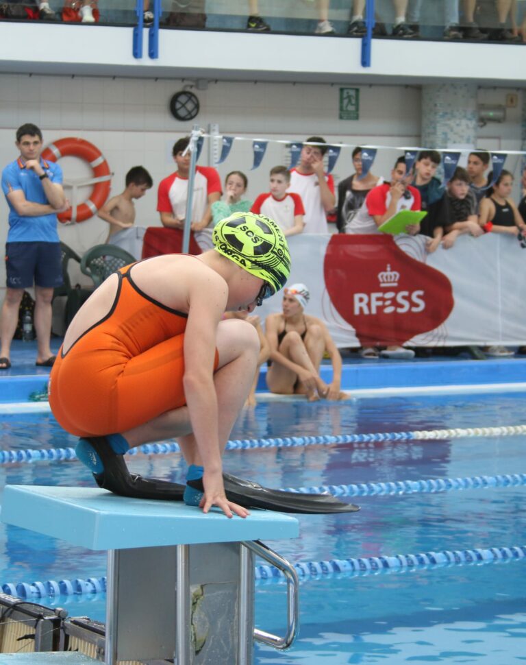 La socorrista maragata Alejandra Valtuille participa este fin de semana en el Campeonato de España Infantil de Invierno