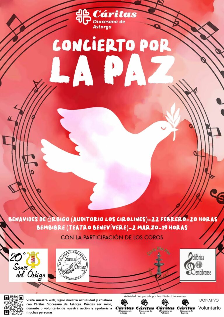 Primera edición de los Conciertos por la Paz organizados por Cáritas Diocesana de Astorga