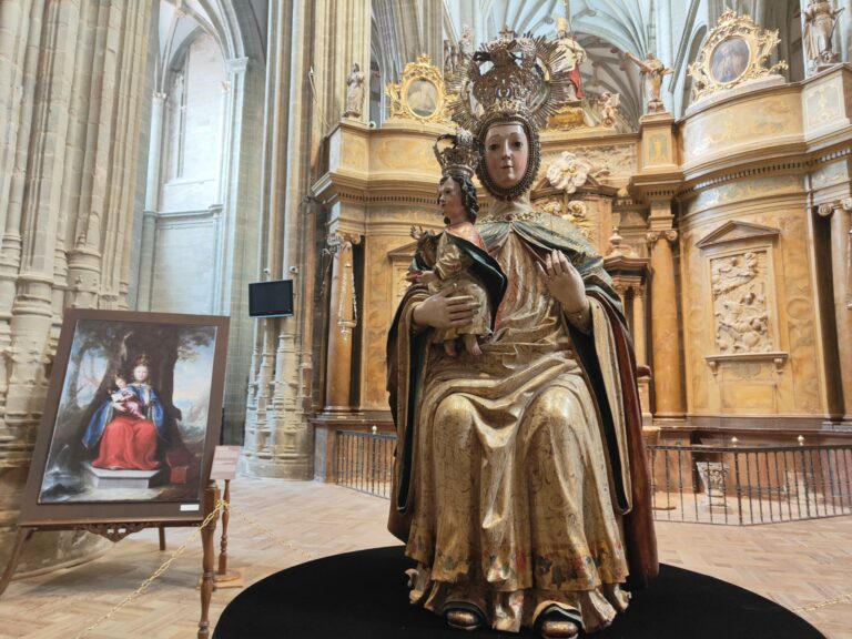 La Virgen de la Valvanera regresa a la Catedral en todo su esplendor tras su exposición y mejora en el Museo del Prado