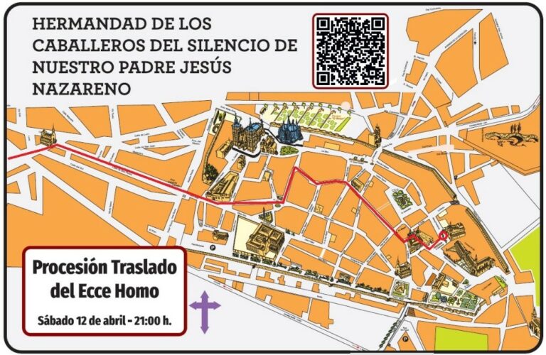 Cambios en horarios y recorridos de las procesiones de los Caballeros del Silencio