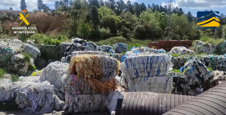 Detenida una organización criminal dedicada al tráfico ilegal internacional de residuos plásticos
