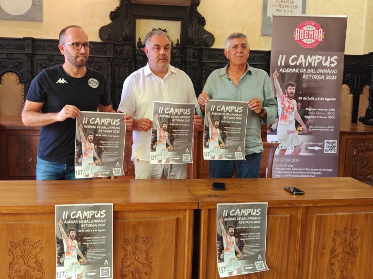 Astorga acoge la II edición del Campus de Balonmano del Ademar del 28 de julio al 3 de agosto