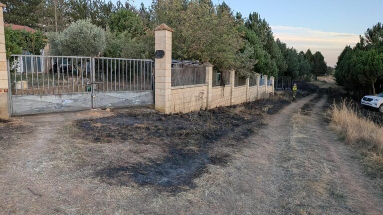 Controlado el incendio en San Justo de la Vega