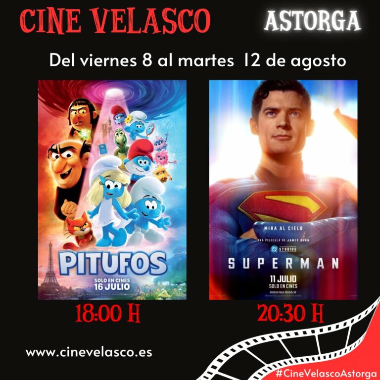 CARTELERA DE CINE DEL 8 AL 12 AGOSTO