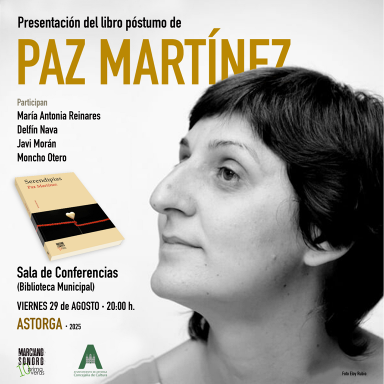 La Biblioteca Municipal de Astorga acoge la presentación de Serendipias, el libro póstumo de Paz Martínez