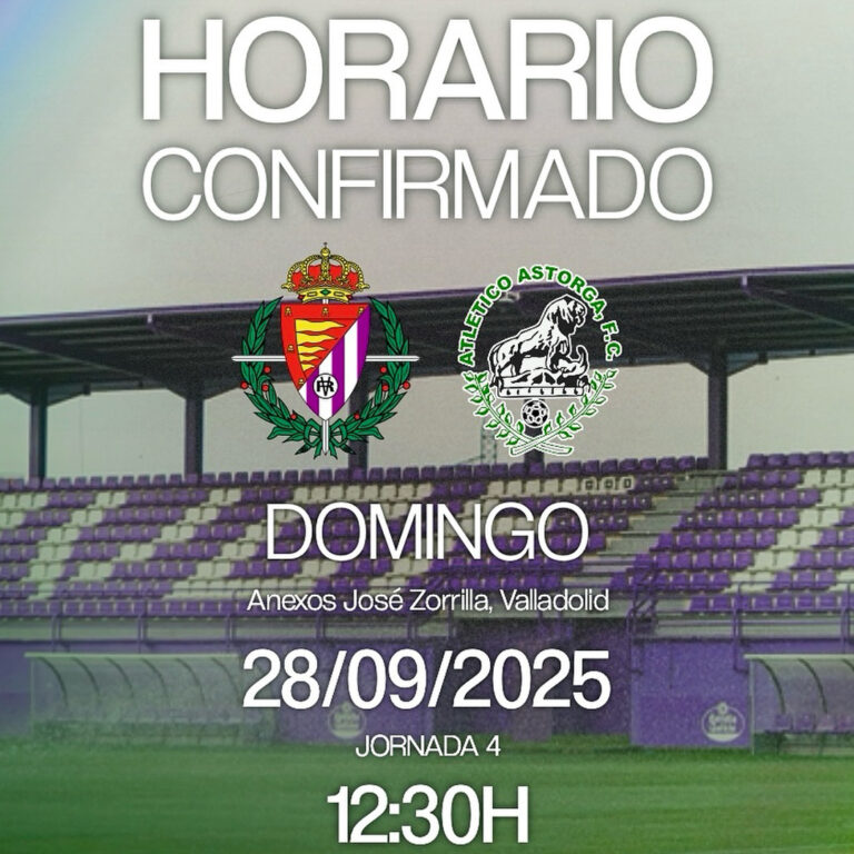 El Atlético Astorga necesita sacar algo positivo de su visita al filial del Valladolid