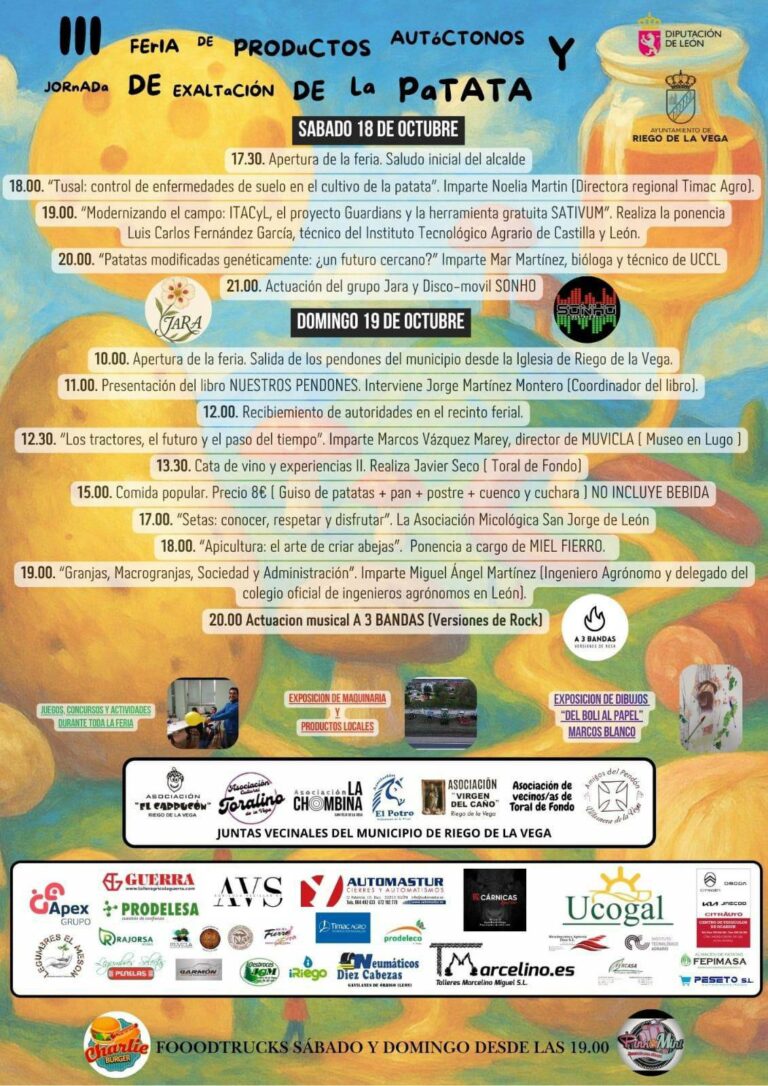 La patata ‘reina’ en Riego de la Vega el próximo fin de semana