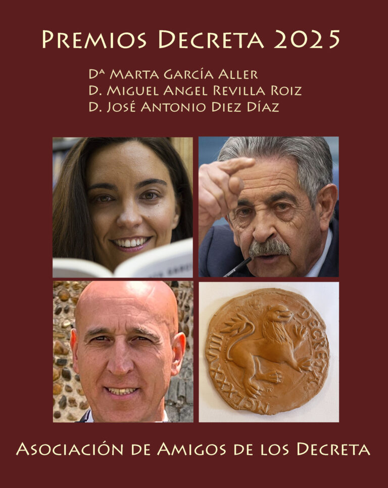 Marta García Aller, Miguel Ángel Revilla Roiz y José Antonio Diez Díaz, Premios Decreta 2025