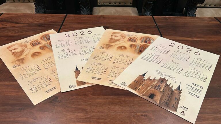 El calendario municipal de 2026 está dedicado a Gaudí y puede recogerse desde el lunes