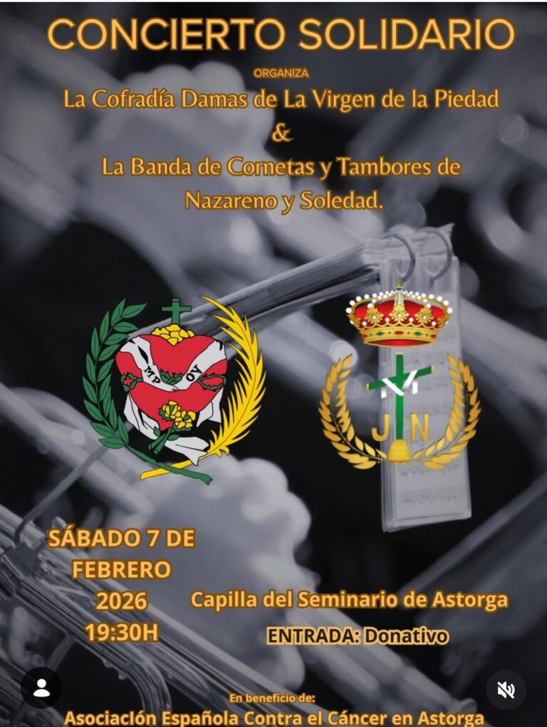 La Semana Santa ‘abre boca’ con un concierto solidario a beneficio de la AECC