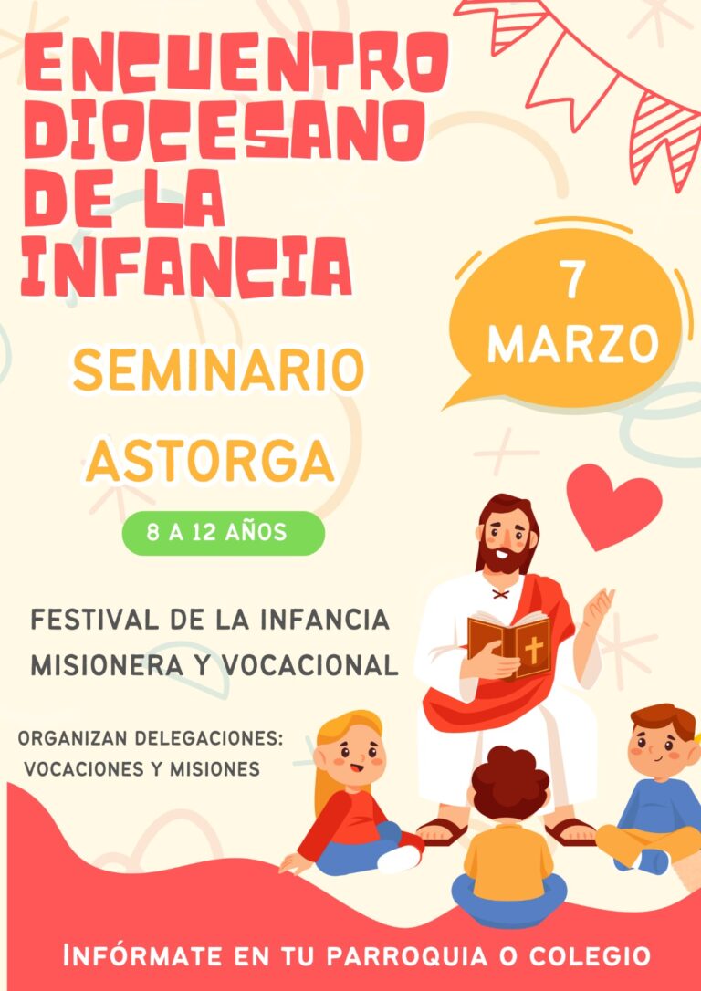 Astorga acoge el 7 de marzo el Encuentro Diocesano de la Infancia
