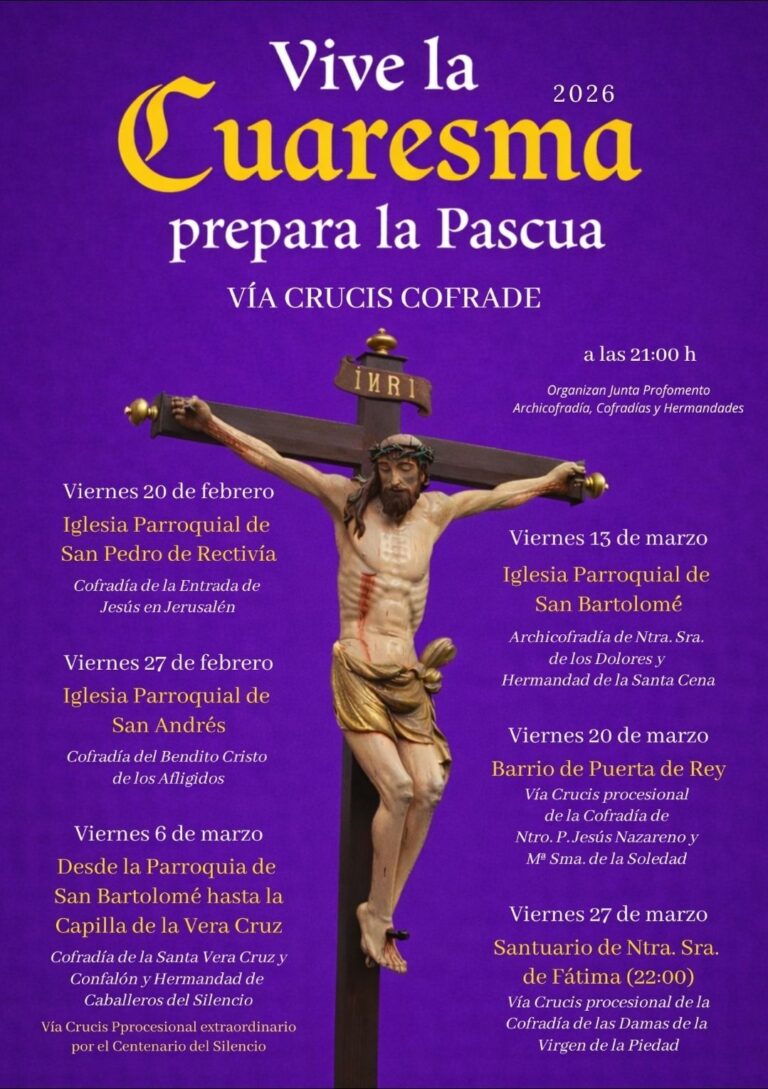 Las Cofradías invitan a vivir la Cuaresma