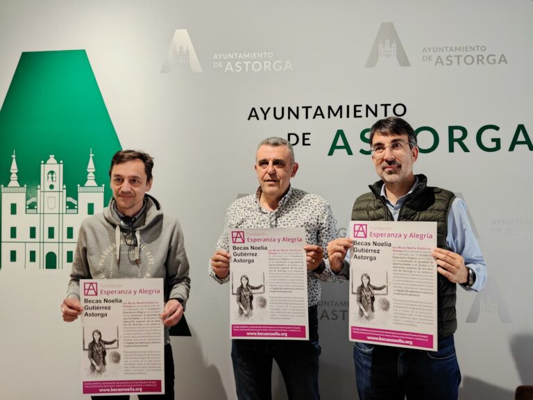 Las Becas Noelia Gutiérrez permitirán el acceso a estudios universitarios a jóvenes de Astorga y su comarca