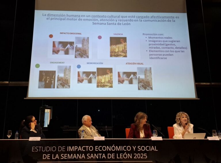 Un estudio de la ULE sitúa en 16 millones el impacto de la Semana Santa de León, con un 99,6% de visitantes que desea volver