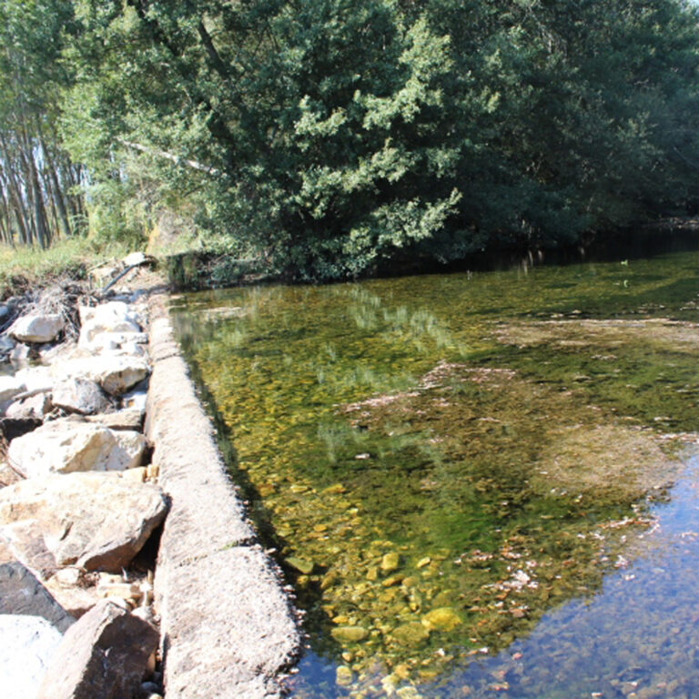 El río Duerna «siembra agua» para guardarla bajo tierra