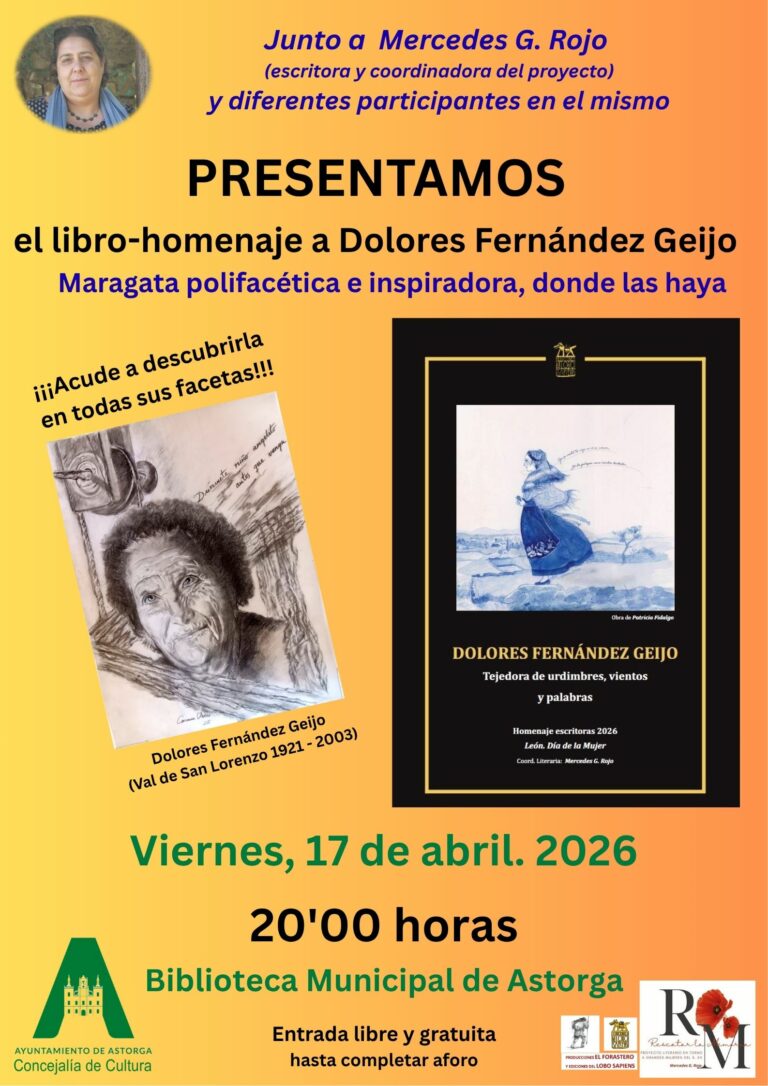 Rescatando la memoria de Dolores Fernández Geijo, en un nuevo encuentro en Astorga