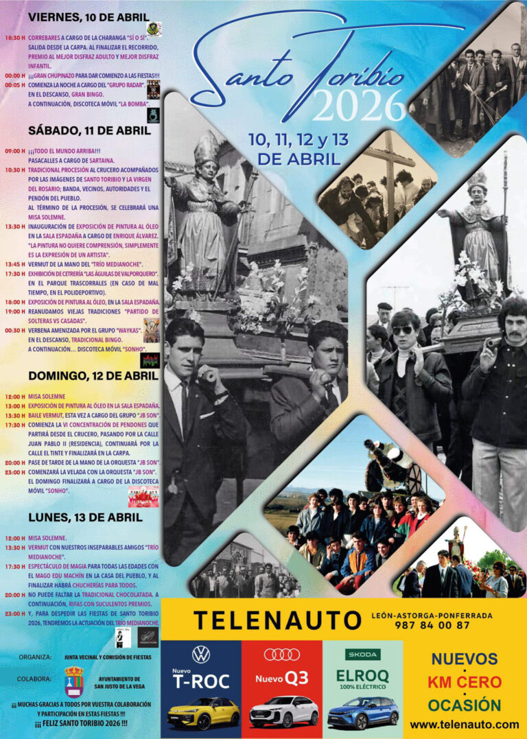 San Justo de la Vega honra a Santo Toribio durante todo el fin de semana