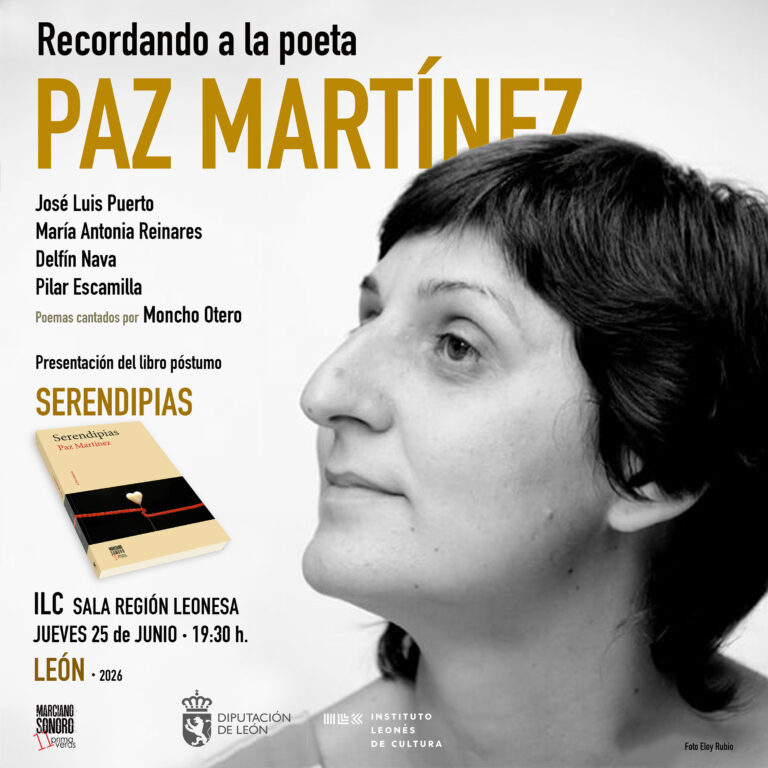 León recordará a la poeta maragata Paz Martínez en un acto de homenaje que incluirá la presentación de su libro póstumo Serendipias