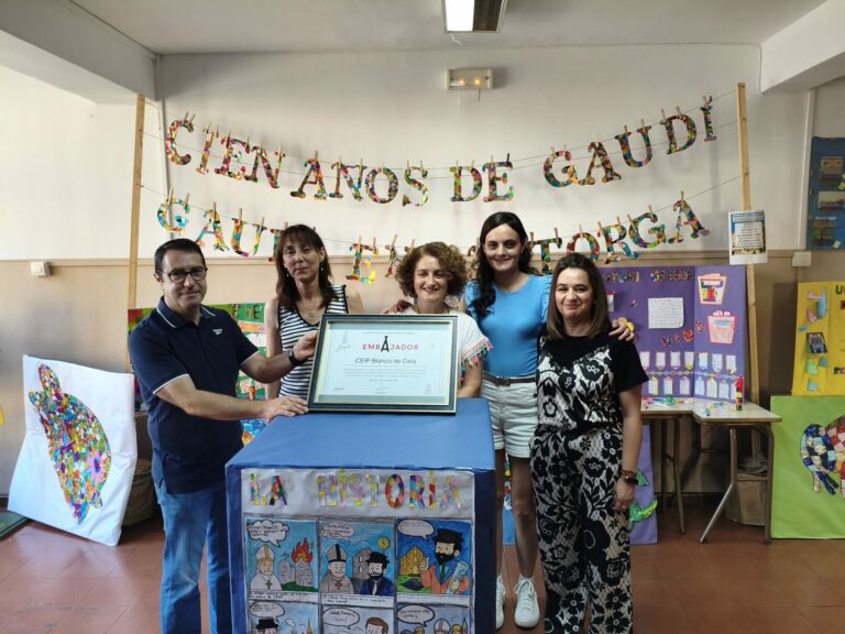 El CEIP Blanco de Cela, Embajador del Palacio por su proyecto educativo sobre Gaudí