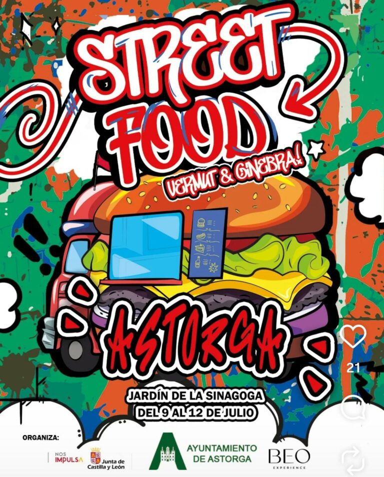 “Street Food Astorga” regresa al jardín de la Sinagoga del 9 al 12 de julio