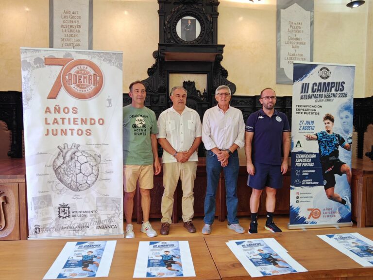 Medio centenar de participantes se citan en Astorga en el III Campus de Verano del Ademar