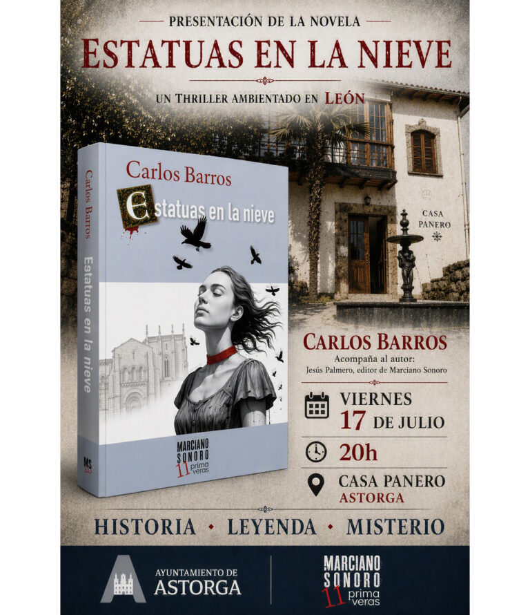 La Casa Panero acoge este viernes la presentación de la novela ‘Esculturas en la nieve’ de Carlos Barros
