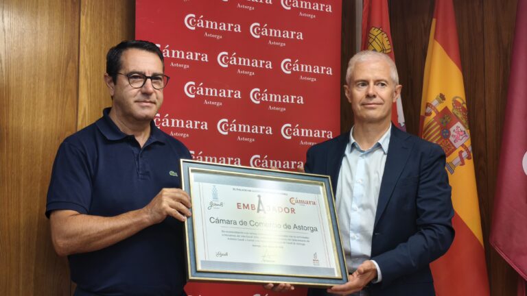 La Cámara de Comercio e Industria de Astorga, Embajadora del Palacio de Gaudí