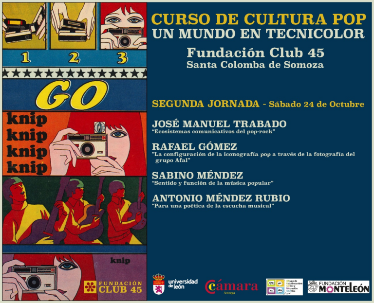 El Curso de Cultura Pop afronta su segunda jornada este sábado en Santa Colomba